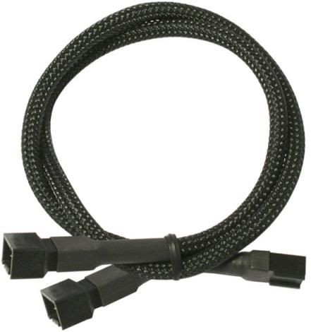 Cablu y ventilator 3 pini nanoxia, 60 cm (negru)