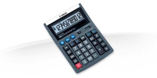 Calculator birou canon tx-1210e, display lcd, alimentare solara si baterie, conversie euro-local, tax.