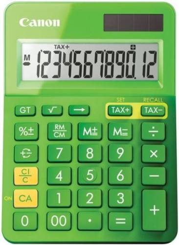 Calculator de birou canon ls-123k, 12 digiti (verde)