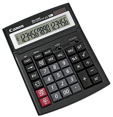 Calculator de birou canon ws-1610t