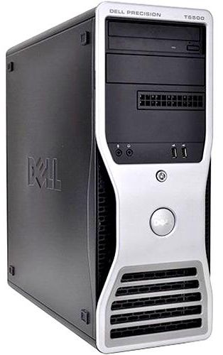 Calculator sistem pc refurbished dell precision t5500 tower (2 x procesoare intel® xeon™ e5645 (12m cache, up to 3.67 ghz), westmere ep, 24gb, 300gb hdd@15000rpm, nvidia geforce fx 3800 @1gb, negru)