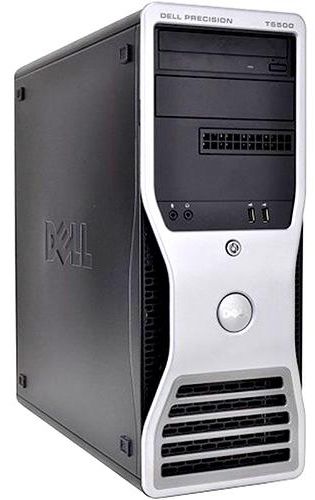 Calculator sistem pc refurbished dell precision t5500 tower (procesor intel® xeon™ e5620 (12m cache, up to 2.66 ghz), westmere ep, 12gb, 500gb hdd, nvidia geforce gtx 275 @896mb, negru)