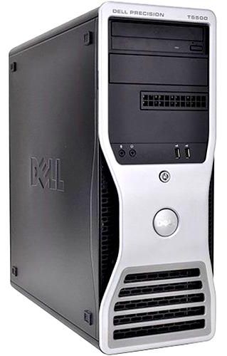 Calculator sistem pc refurbished dell precision t5500 tower (procesor intel® xeon™ e5620 (12m cache, up to 2.66 ghz), westmere ep, 24gb, 300gb hdd, nvidia geforce gtx 275 @896mb, negru)