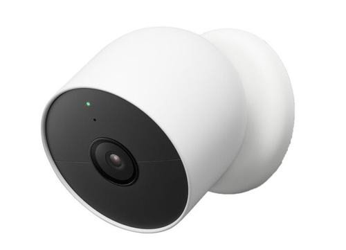 Camera de supraveghere google nest cam, bluetooth, full hd, 2mpx, night vision, google assistant, ip54 (alb/negru)