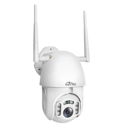 Camera de supraveghere media-tech mt4102, ptz, dome, ip, 1080p, wifi (alb)