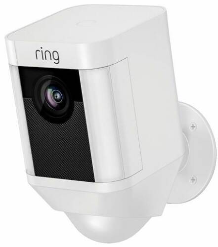 Camera supraveghere video ring spotlight cam, exterior, 1080p, wi-fi (alb)