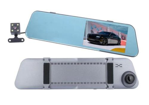 Camera video auto iuni dash 840, dual cam, touchscreen 5inch, full hd, night vision, g senzor, unghi 170 grade (gri)