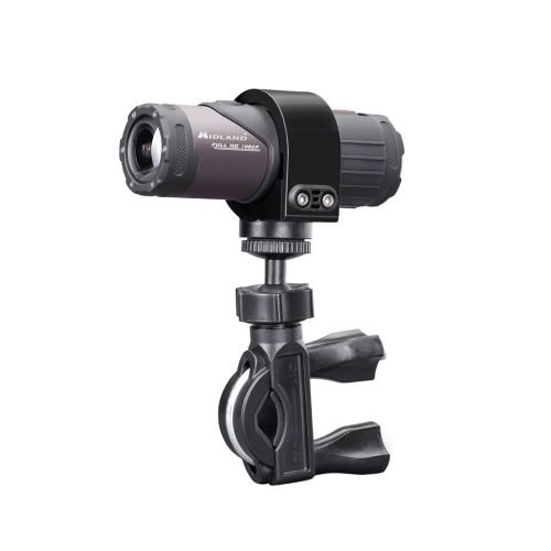 Camera video auto/moto dvr midland bike guardian wifi, full hd, inregistrare ciclica, unghi 120°, rezistent la apa, cu suport pentru ghidon, cablu usb (negru)