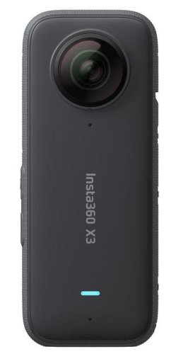 Camera video de actiune insta360 x3, 5.7k, 360°, bluetooth, waterproof (negru)