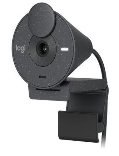Camera web logitech brio 300, usb, full hd, 30 fps (negru)