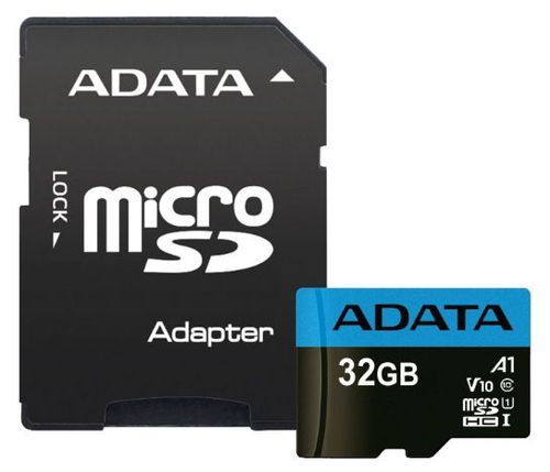 Card de memorie adata premier, microsdhc, 32gb, uhs-i, class 10 + adaptor microsd