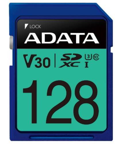 A-data Card de memorie adata premier pro, 128gb, sdxc, uhs-i, u3, clasa 10