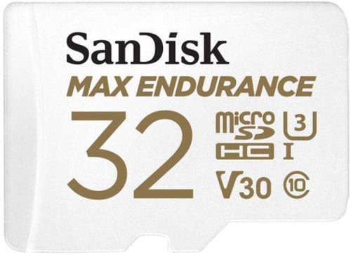 Card de memorie sandisk max endurance microsdhc, 32gb, clasa 10, uhs-i u3, adaptor sd