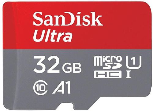 Card de memorie sandisk sdsquar-032g-gn6ia, microsdhc, 32gb, clasa 10, 98 mb/s + adaptor sd