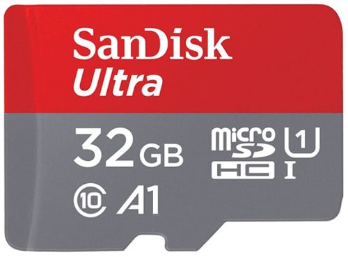 Card de memorie sandisk sdsquar-032g-gn6ma, microsdhc, 32gb, clasa 10, 98 mb/s + adaptor sd