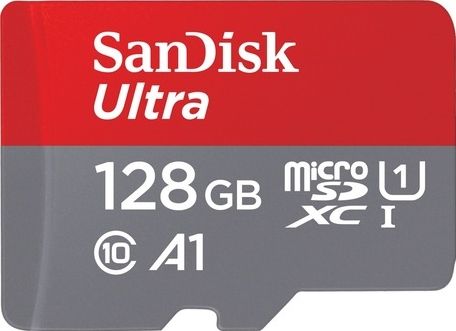 Card de memorie sandisk sdsquar-128g-gn6ma, microsdxc, 128 gb, clasa 10 + adaptor sd