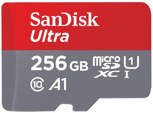 Card de memorie sandisk sdsquar-256g-gn6ma, microsdxc, 256 gb, clasa 10 + adaptor sd