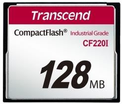 Card de memorie transcend industrial compact flash, 128mb