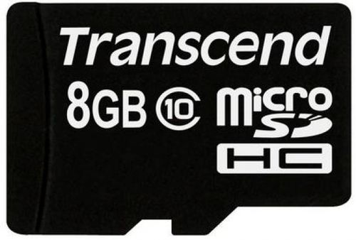 Card de memorie transcend microsdhc, 8gb, clasa 10