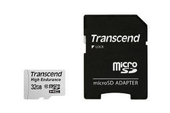 Card de memorie transcend ts32gusdhc10v, microsdxc, 32gb, clasa 10 + adaptor microsd