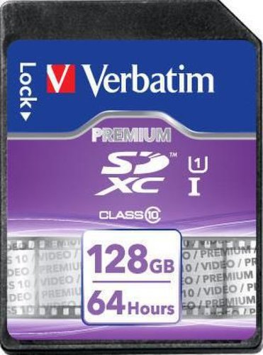 Card de memorie verbatim sdxc, 128 gb, clasa 10