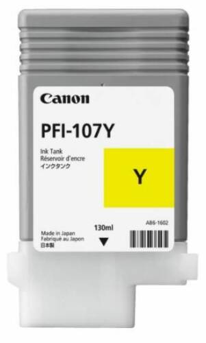 Cartus cerneala canon pfi-107y (galben)
