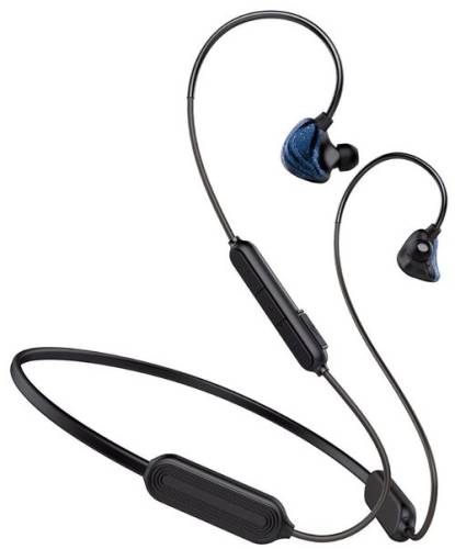 Casti Alergare Buxton REI-BT 300, Bluetooth, Microfon (Negru/Albastru)
