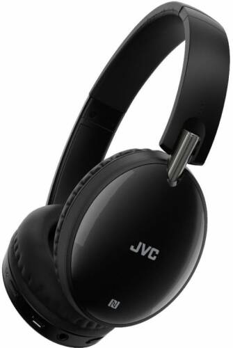 Casti jvc ha-s90bn-be, tip dj, noise canceling, bluetooth, microfon (negru)