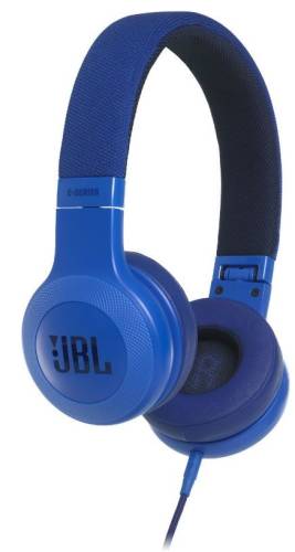 Casti stereo jbl e35, microfon (albastru)