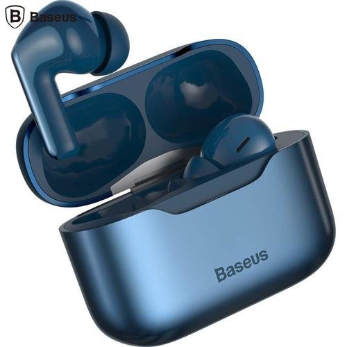 Casti true wireless baseus simu s1 pro bluetooth 5.1, anc, microfon (albastru) 