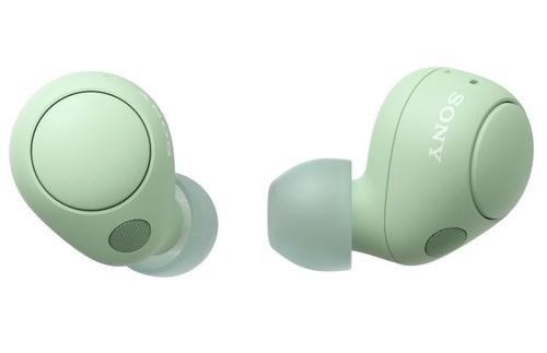 Casti true wireless sony wf-c700ng, bluetooth, noise cancelling, microfon, ipx4 (verde)