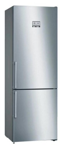 Combina frigorifica bosch kgn49aieq, 438 l, nofrost, home connect, clasa e, h 203 cm (argintiu)