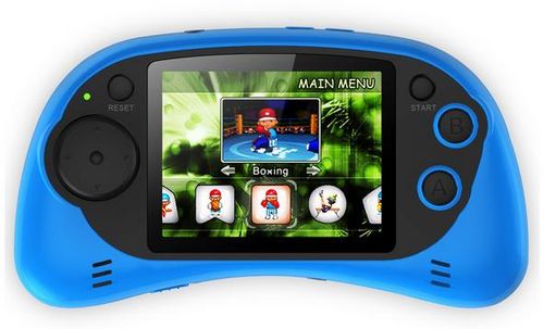 Consola portabila serioux srx-pgc200-bl, ecran 2.7inch, 200 jocuri incluse (albastru)
