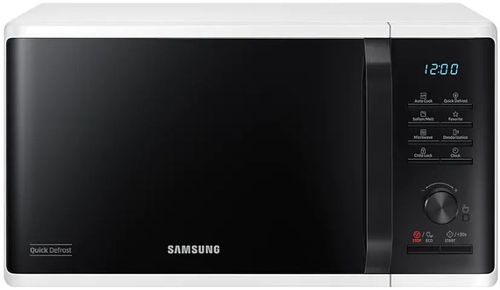 Cuptor cu microunde Samsung ms23k3515aw, 23l, mod economic, 800w (negru/alb)