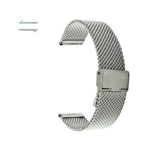 Smart Protection Curea metalica argintie extra slim pentru huawei watch w1