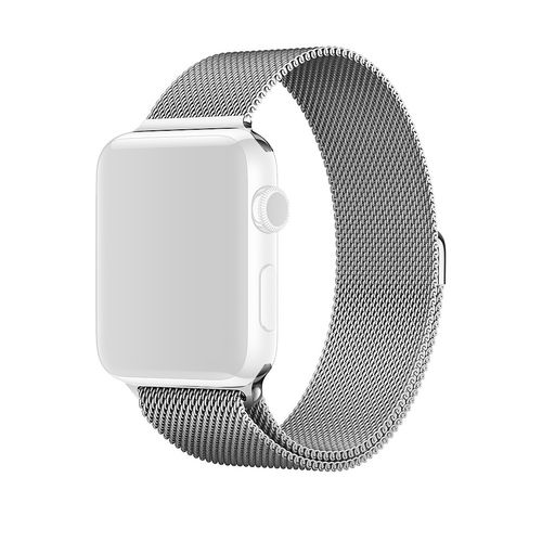 Smart Protection Curea metalica argintie pentru apple watch 1 42mm