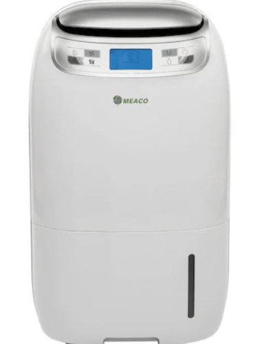Dezumidificator si purificator cu consum redus de energie meaco plat25l, 26.4 l/zi, acoperire pana la 65 mp, 280 mc/h (gri/alb)
