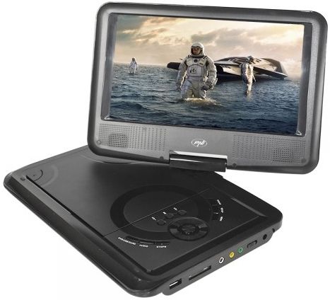 Dvd player portabil pni ns989, lcd 9inch, usb, microsd
