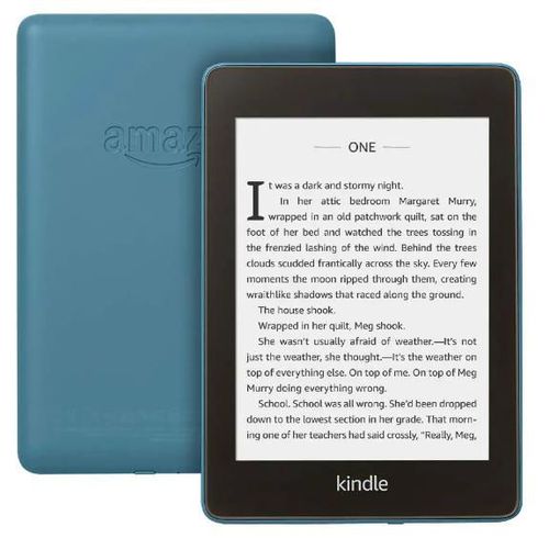 E-book reader kindle paperwhite 2018, ecran carta e-ink 6inch, waterproof, 8gb, wi-fi (albastru)