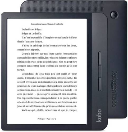 E-book reader kobo libra h2o, ecran e-ink 7inch, 300ppi, 8gb, wi-fi (negru)