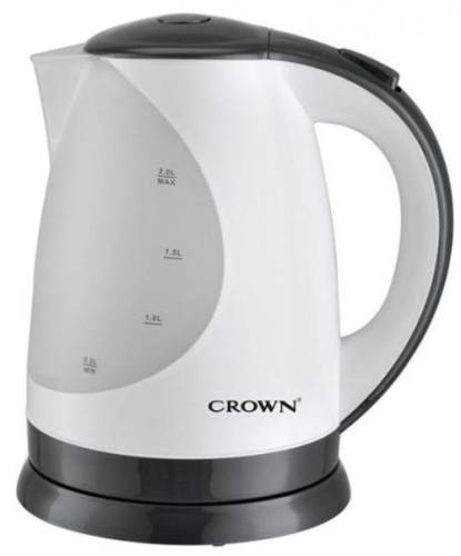Fierbator apa crown ck-1827, 2200 w, 1.7 l (alb/negru)