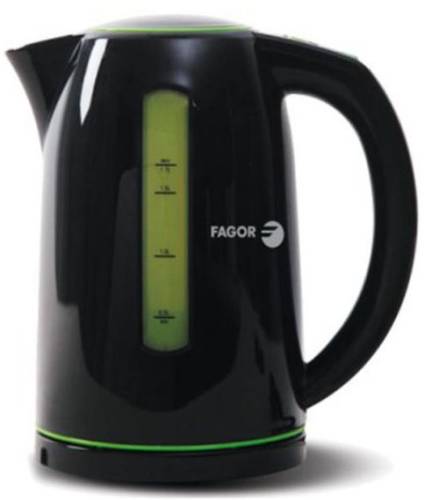 Fierbator apa fagor tk-2200n, 2200 w, 1.7 l (negru/verde)