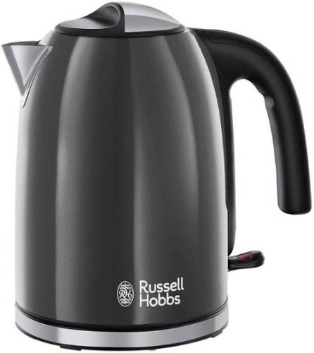 Fierbator electric russell hobbs colours plus storm grey 20414-70, 2400w, 1.7l (gri)