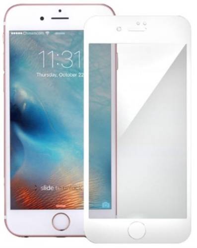 Folie protectie devia, sticla temperata privacy pentru iphone 7 (alb)