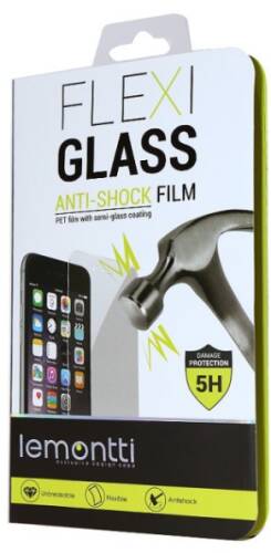 Folie protectie flexi-glass lemontti lffgiph5 pentru iphone 5 (transparent)