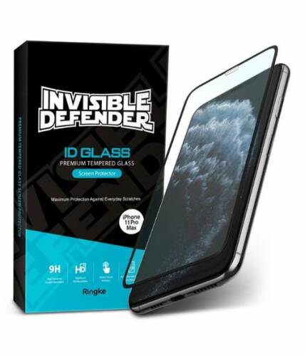 Folie protectie sticla securizata premium ringke 3d invisible screen defender 8809628567474 pentru iphone 11 pro max / xs max (transparent)