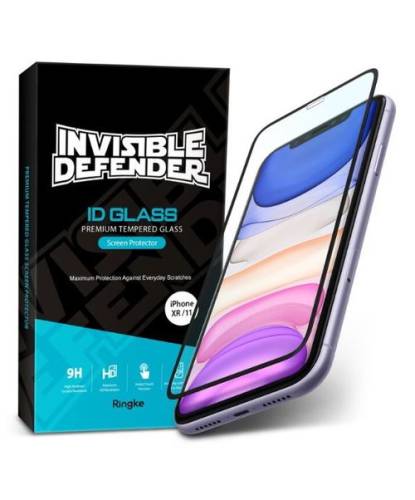 Folie protectie sticla securizata premium ringke 3d invisible screen defender 8809628567498 pentru iphone 11 / xr (transparent)