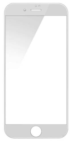 Folie protectie sticla temperata devia 3d dv3diph7wh pentru iphone 8 / 7 (transparent/alb)