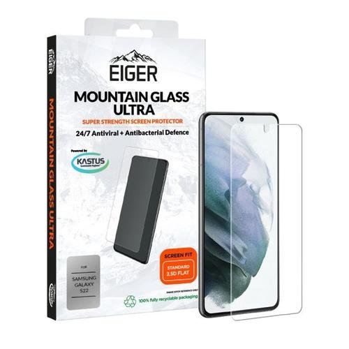 Folie sticla eiger 2.5d mountain glass ultra pentru samsung galaxy s22 (transparent)