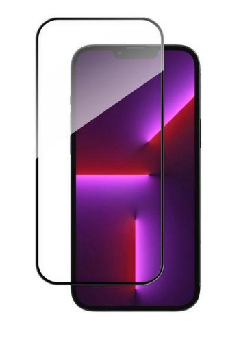 Folie sticla wozinsky super durable full glue pentru apple iphone 14 pro max (transparent/negru) 